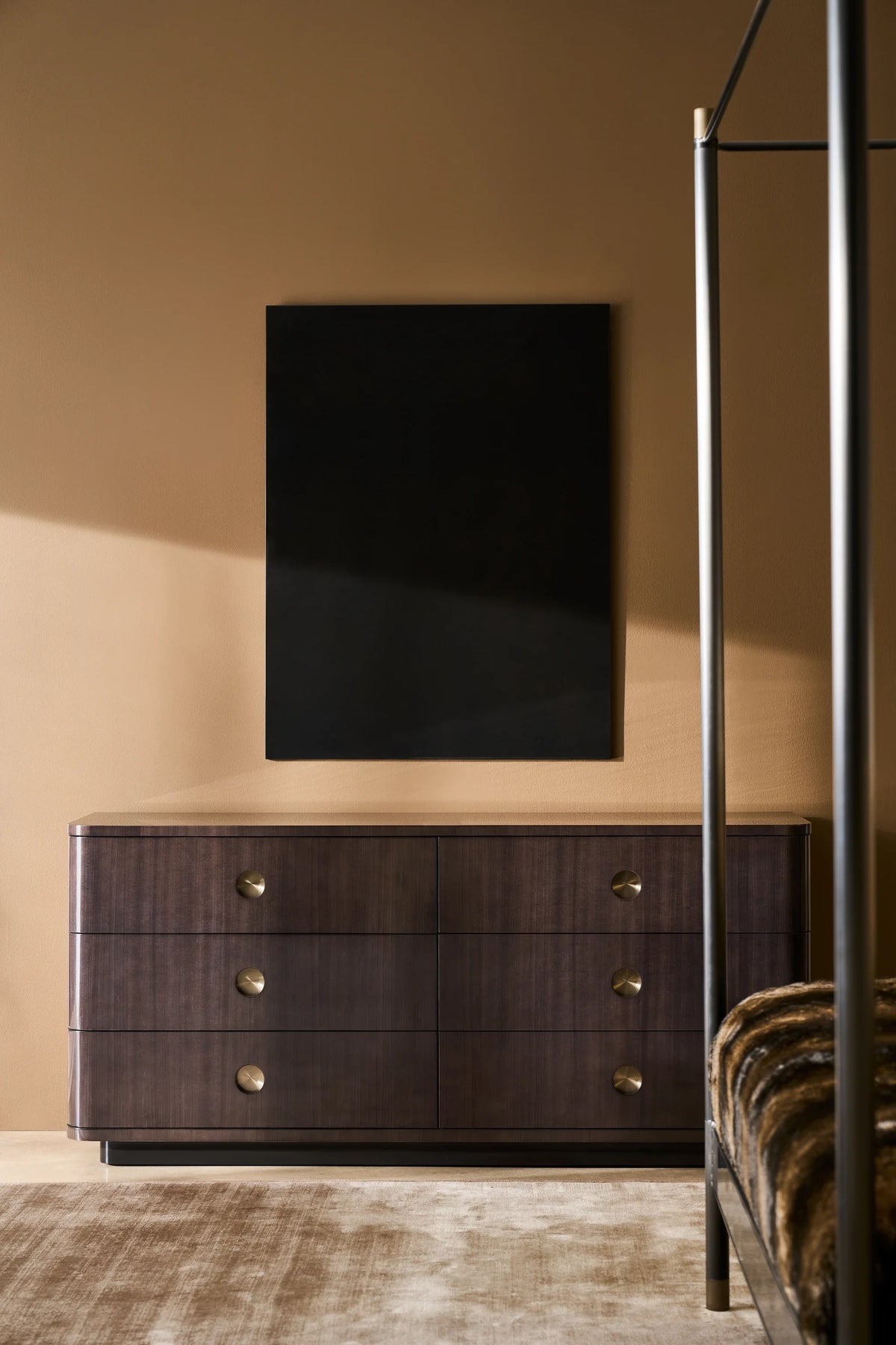 Caracole Bachelor Dresser – side view – Lusso Furniture Miami
