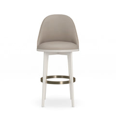 Caracole Another Round Bar Stool – back view – Lusso Furniture Miami