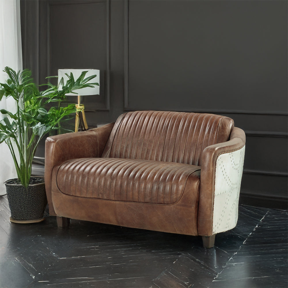 ACME Brancaster Loveseat – finish detail – Lusso Furniture Miami