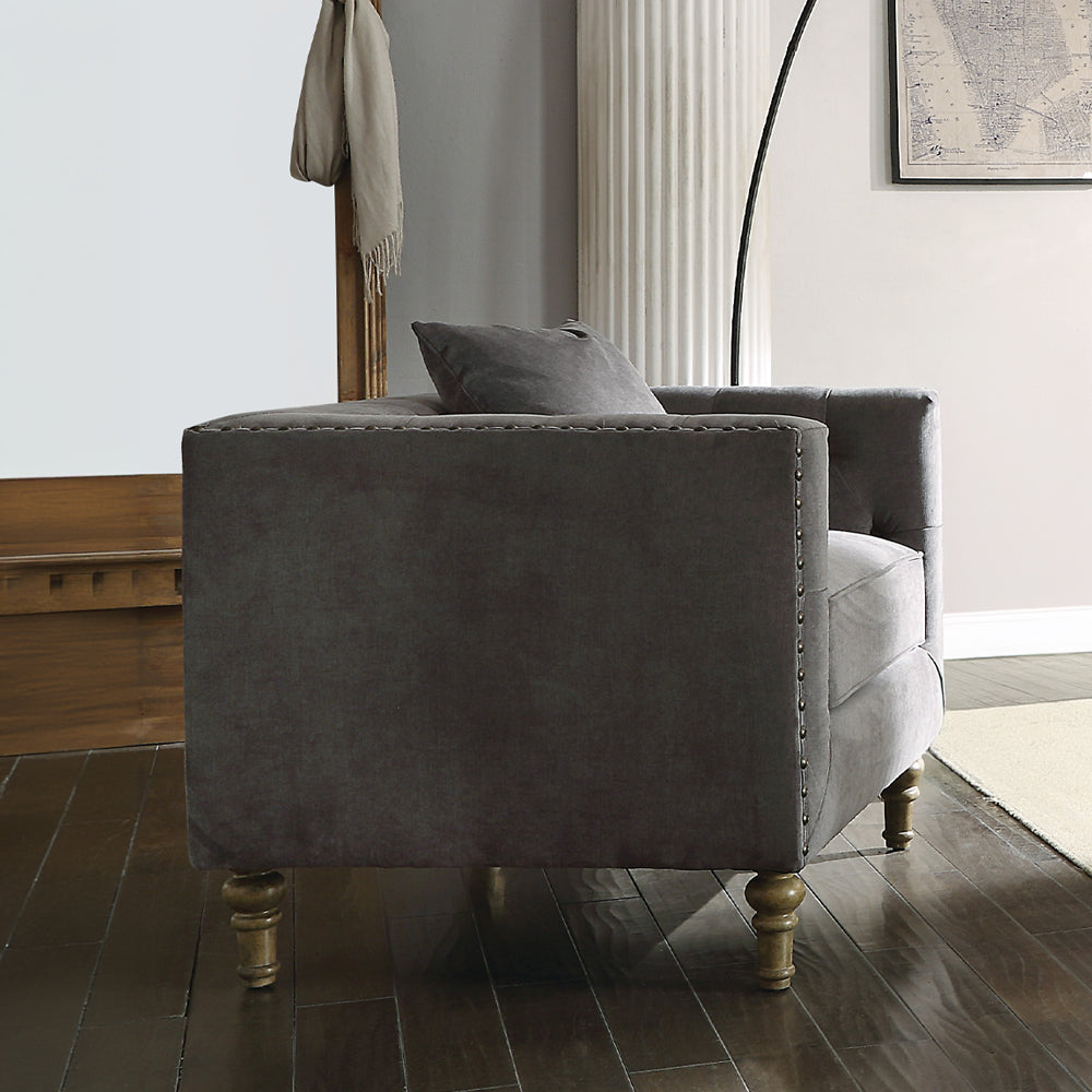 ACME Sidonia Accent Chair – front view – Lusso Furniture Miami