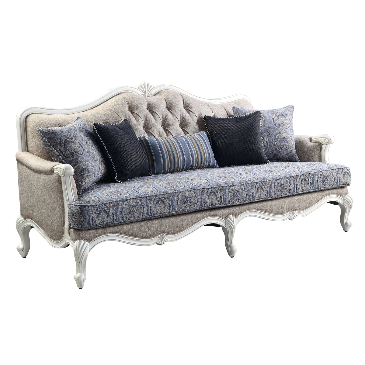 ACME Ciddrenar Sofa – front view – Lusso Furniture Miami