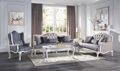 ACME Ciddrenar Loveseat – finish detail – Lusso Furniture Miami