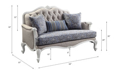 ACME Ciddrenar Loveseat – view 11 – Lusso Furniture Miami