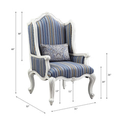ACME Ciddrenar Accent Chair – top view – Lusso Furniture Miami