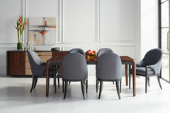 Caracole Room For More Dining Table – angle view – Lusso Furniture Miami