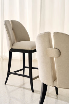 Caracole Cameo Counter Stool – angle view – Lusso Furniture Miami