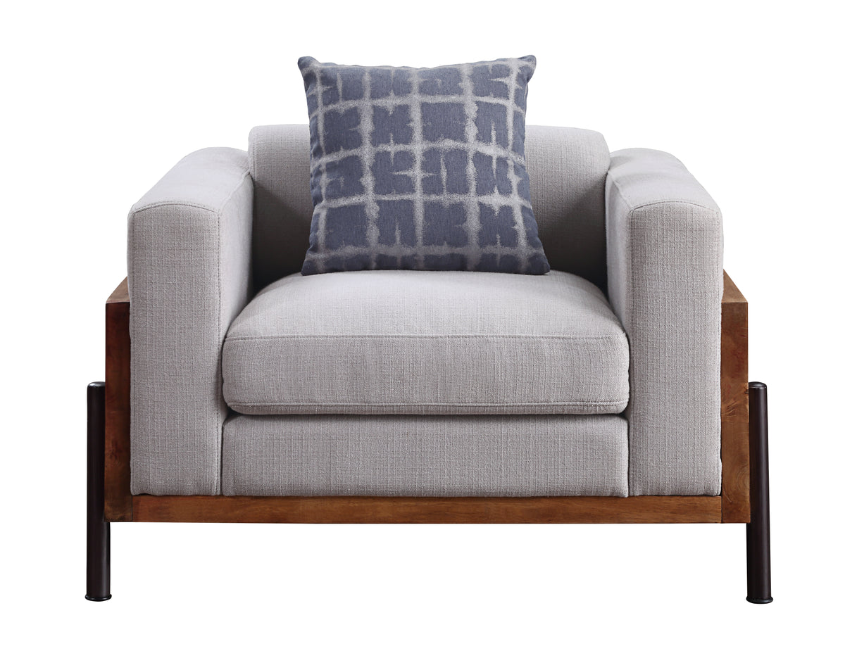 ACME Pelton Accent Chair – angle view – Lusso Furniture Miami