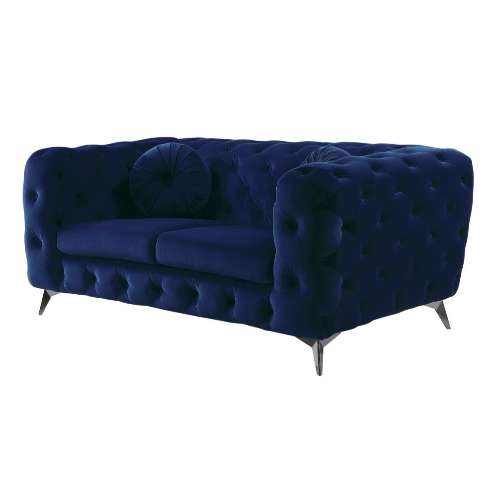ACME Atronia Loveseat – front view – Lusso Furniture Miami