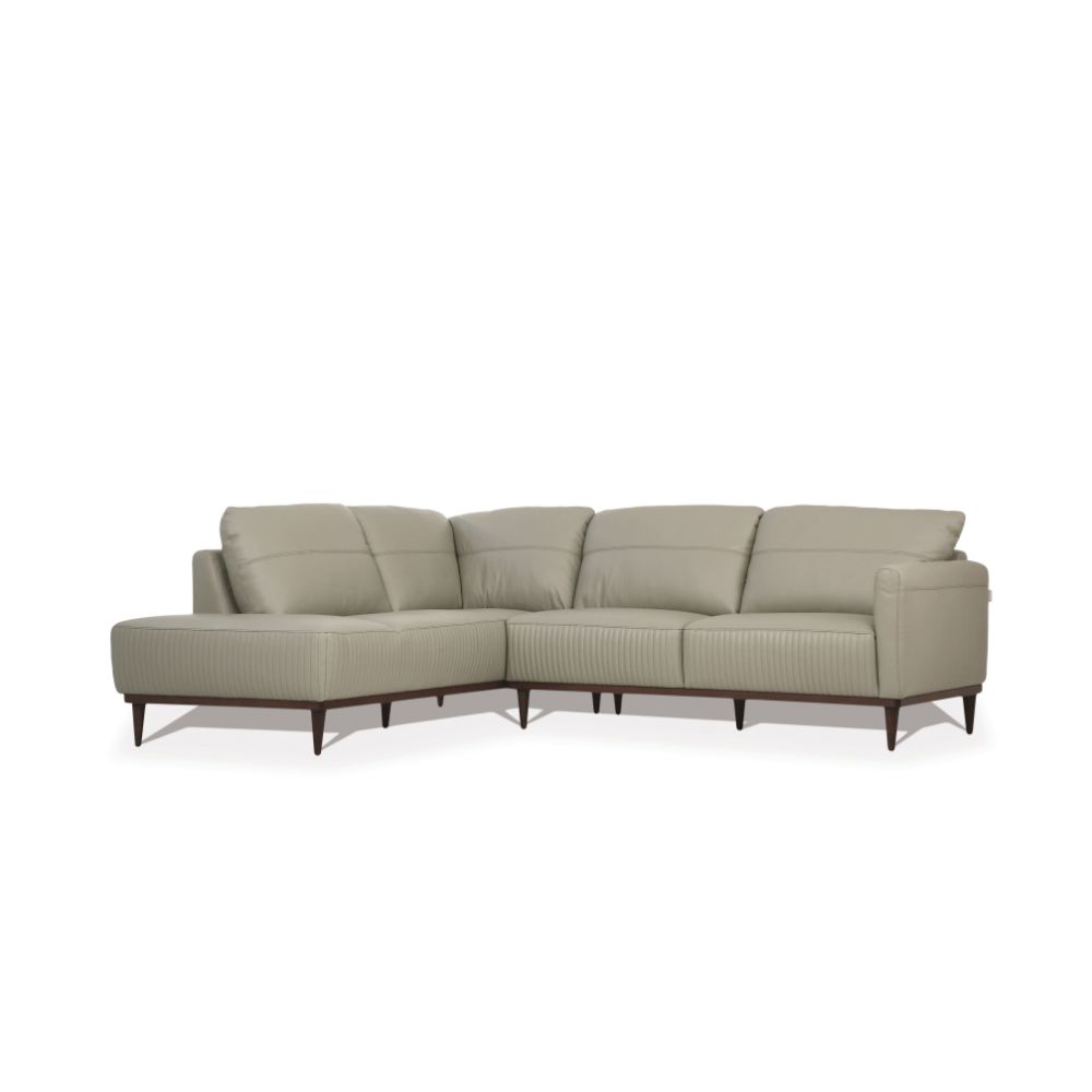 ACME Tampa Sectional Sofa – angle view – Lusso Furniture Miami