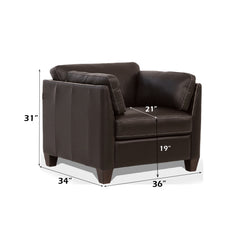 ACME Matias Chair – side view – Lusso Furniture Miami