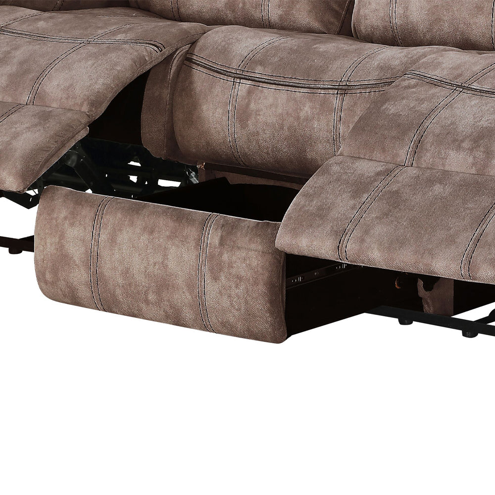 ACME Zubaida Motion Sofa – top view – Lusso Furniture Miami