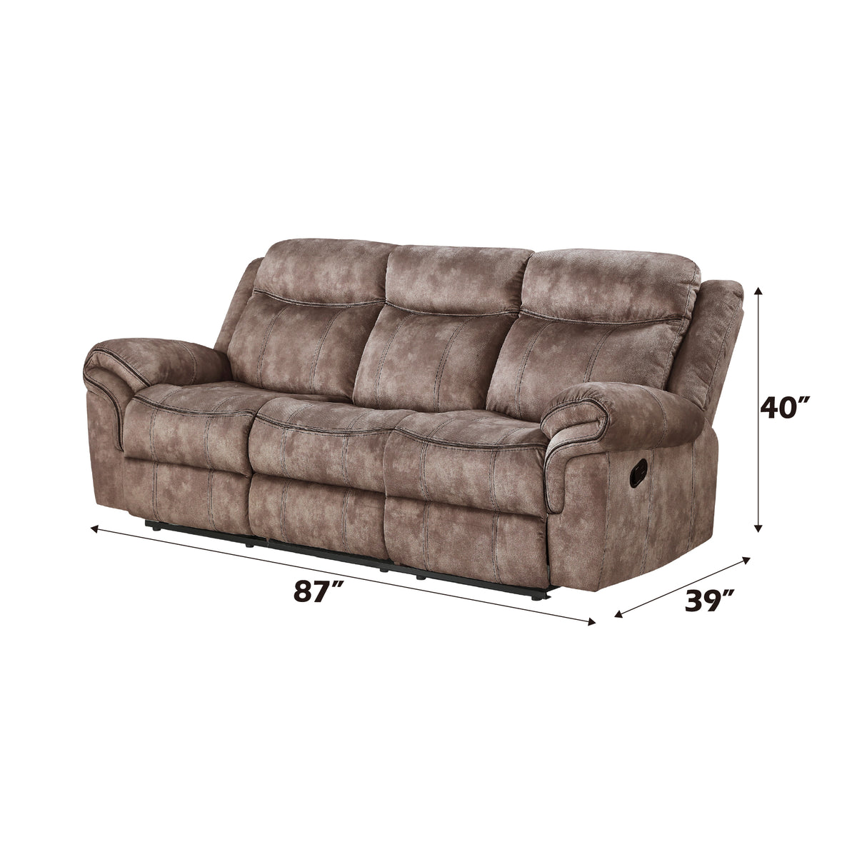 ACME Zubaida Motion Sofa – alternate view – Lusso Furniture Miami
