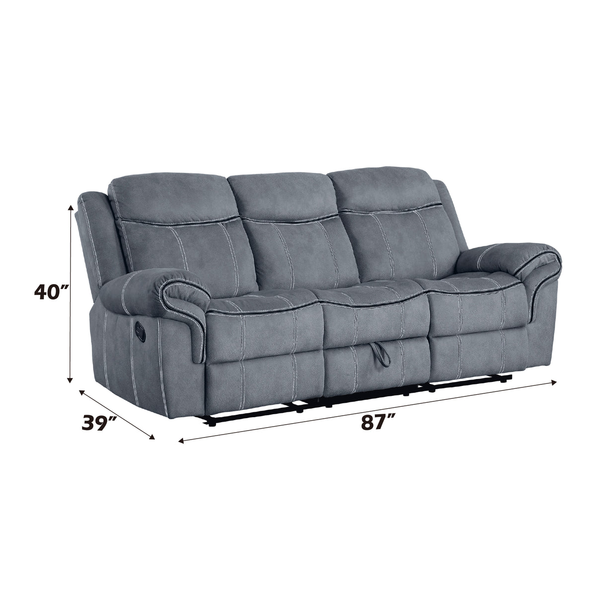 ACME Zubaida Motion Sofa – view 17 – Lusso Furniture Miami