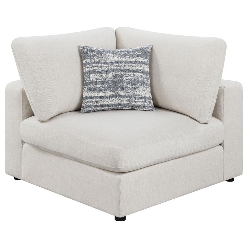 Serene 4-piece Upholstered Modular Sectional Sofa Beige-zoom-