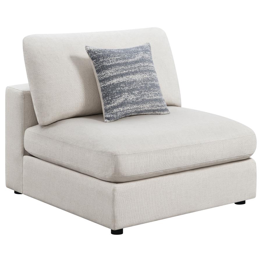 Serene 6-piece Upholstered Modular Sectional Sofa Beige-6