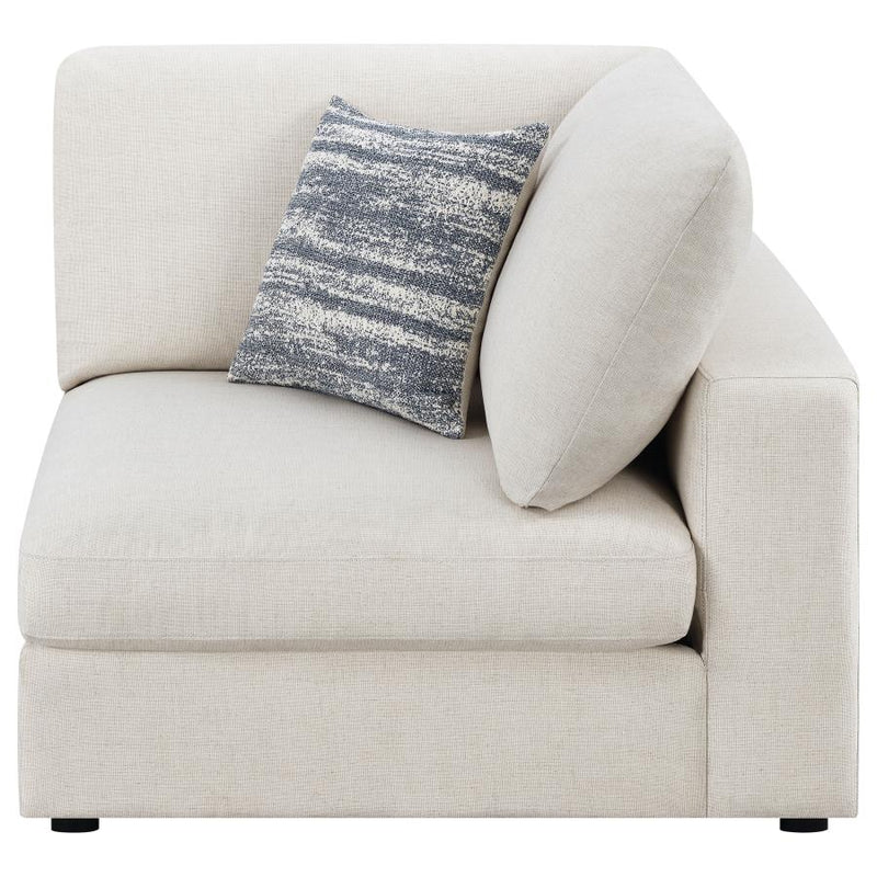 Serene Upholstered Corner Beige-zoom-