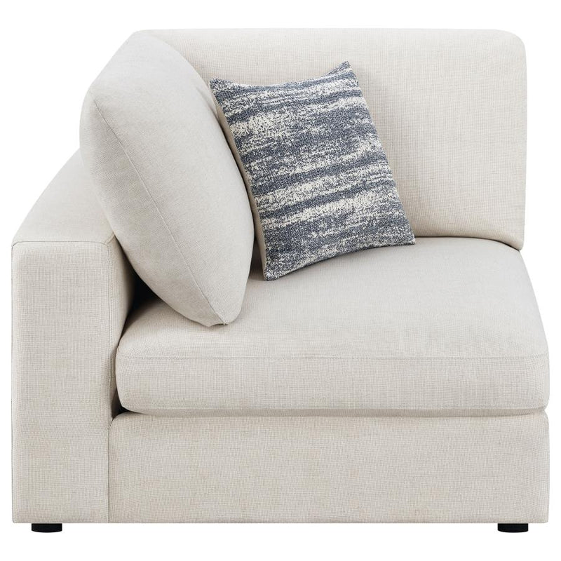 Serene Upholstered Corner Beige-zoom-