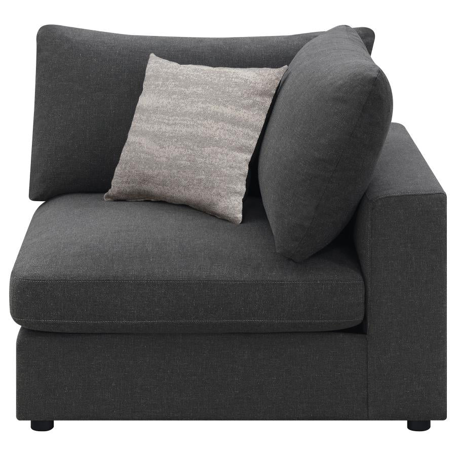 Serene Upholstered Corner Charcoal-zoom-2