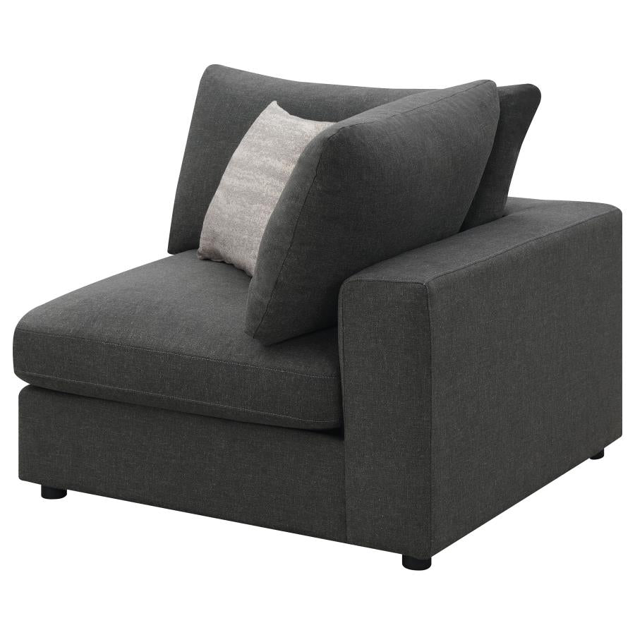 Serene Upholstered Corner Charcoal-zoom-3