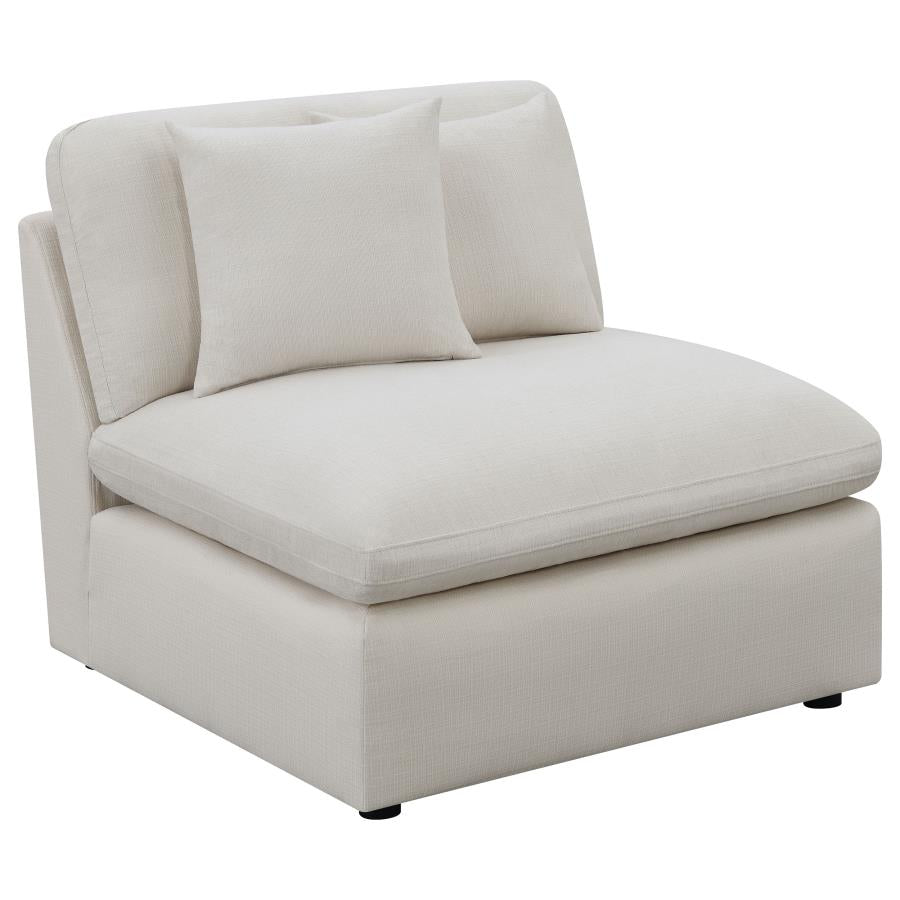 Hobson 6-piece Upholstered Modular Sectional Sofa Ivory-zoom-6