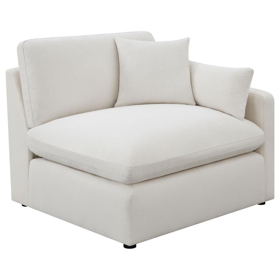 Hobson 6-piece Upholstered Modular Sectional Sofa Ivory-zoom-10