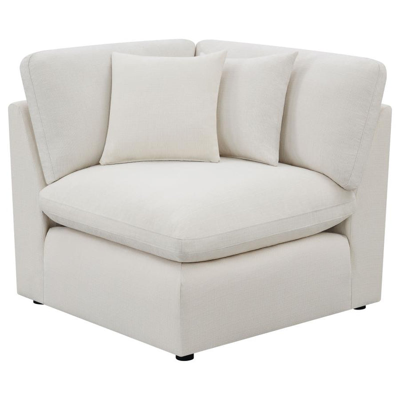 Hobson Upholstered Corner Ivory-zoom-