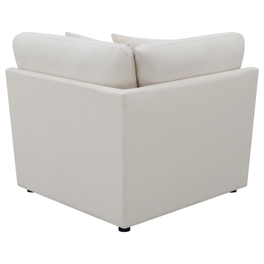 Hobson Upholstered Corner Ivory-5