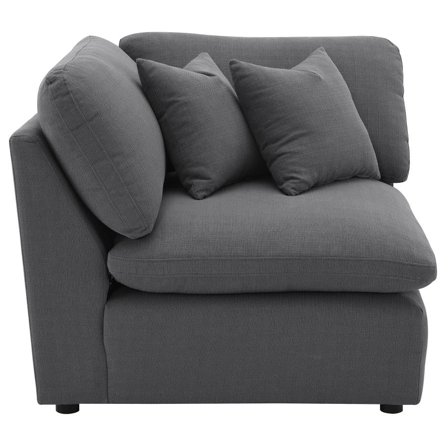 Hobson Upholstered Corner Charcoal-zoom-4