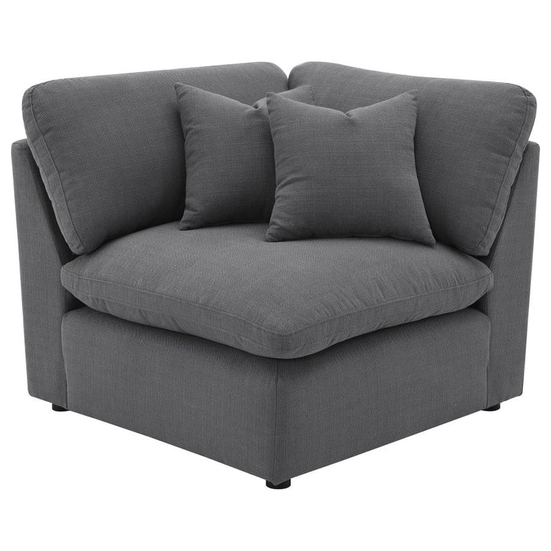 Hobson Upholstered Corner Charcoal-zoom-