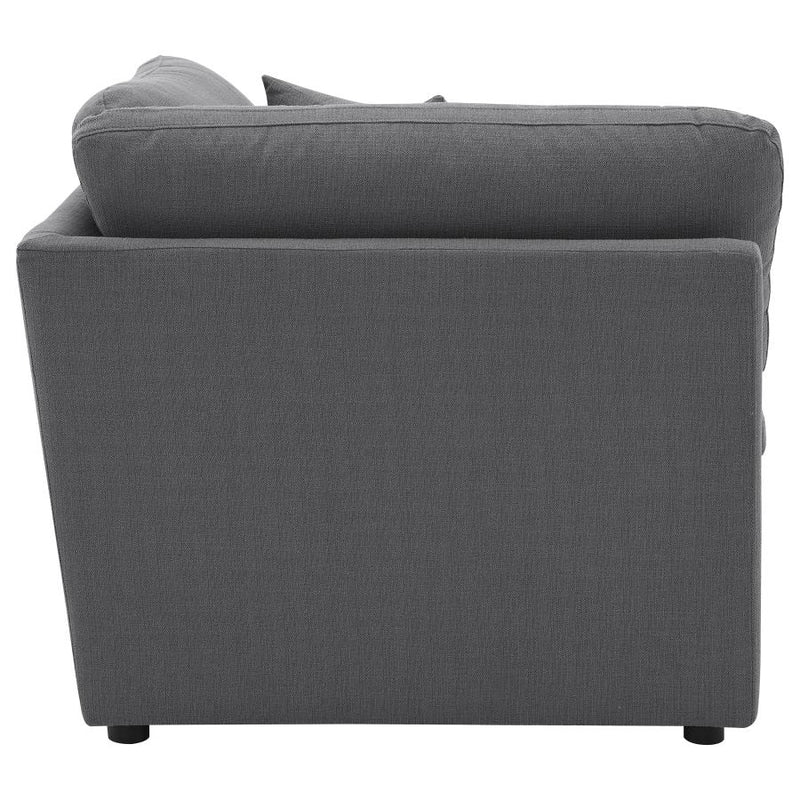 Hobson Upholstered Corner Charcoal-zoom-