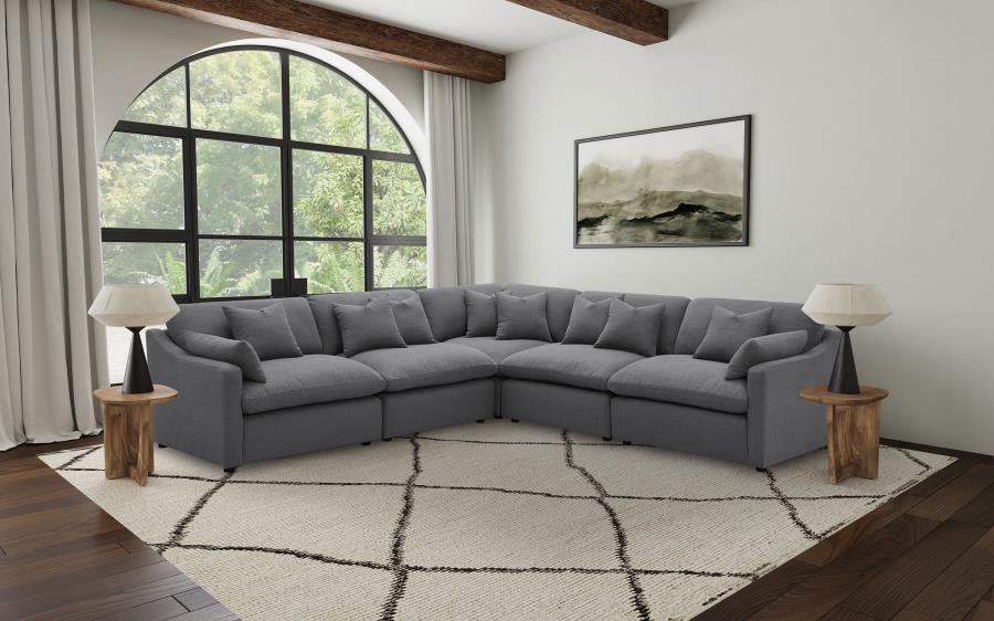 Hobson Upholstered Corner Charcoal-zoom-11
