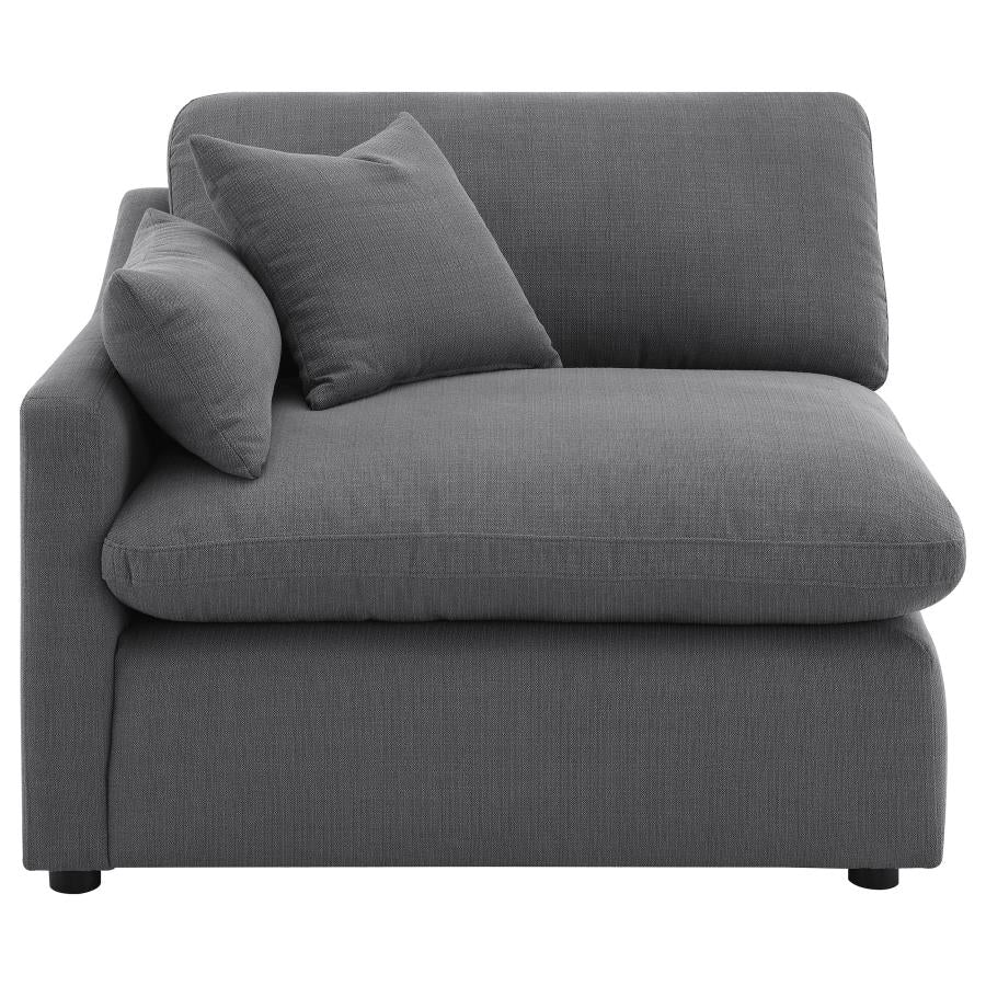 Hobson Upholstered LAF Chair Charcoal-3