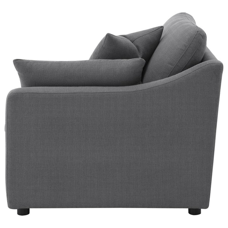 Hobson Upholstered RAF Chair Charcoal-zoom-