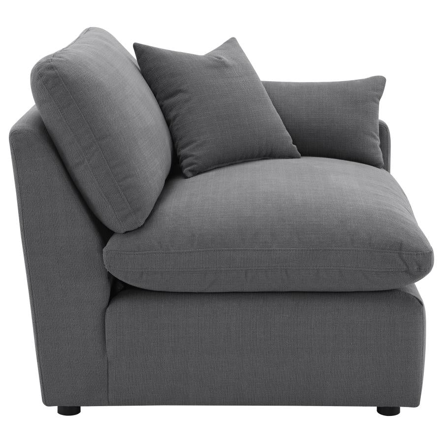 Hobson Upholstered RAF Chair Charcoal-8