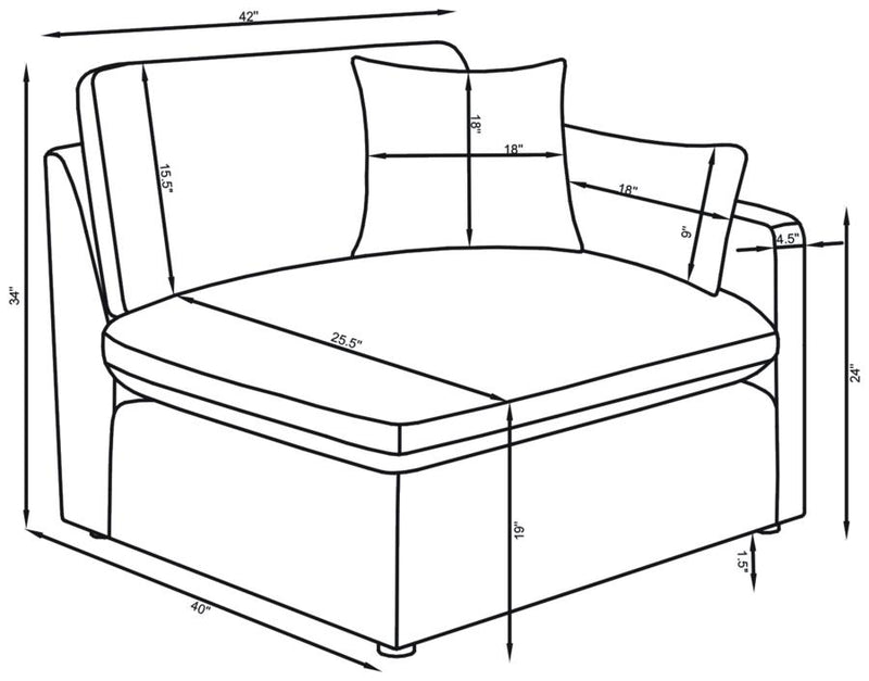 Hobson Upholstered RAF Chair Charcoal-zoom-