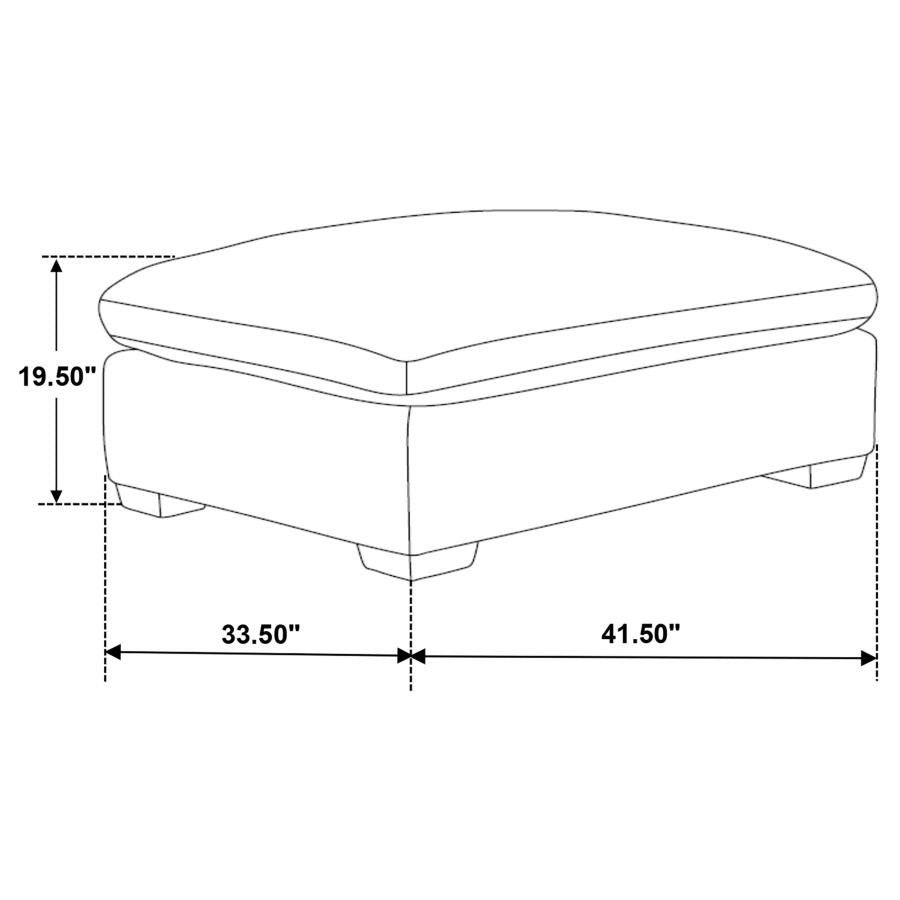 Lakeview 5-piece Upholstered Modular Sectional Sofa Ivory-zoom-18