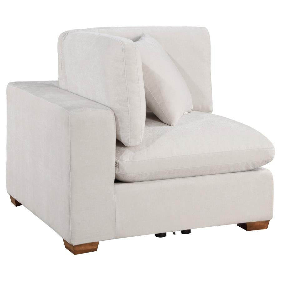 Lakeview Upholstered Corner Chair Ivory-zoom-1