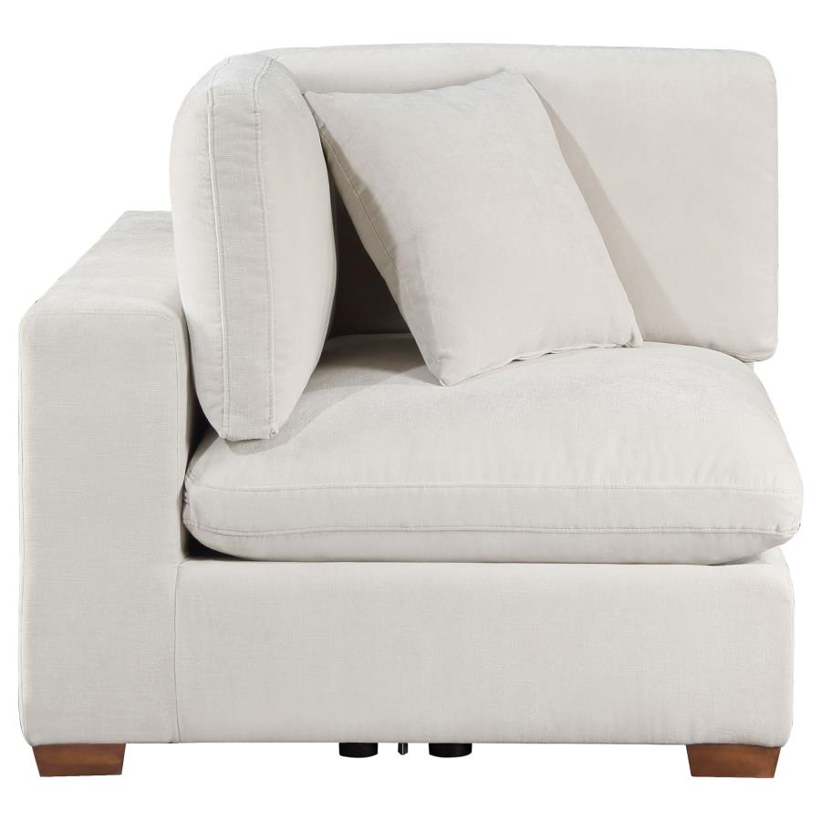 Lakeview Upholstered Corner Chair Ivory-zoom-3