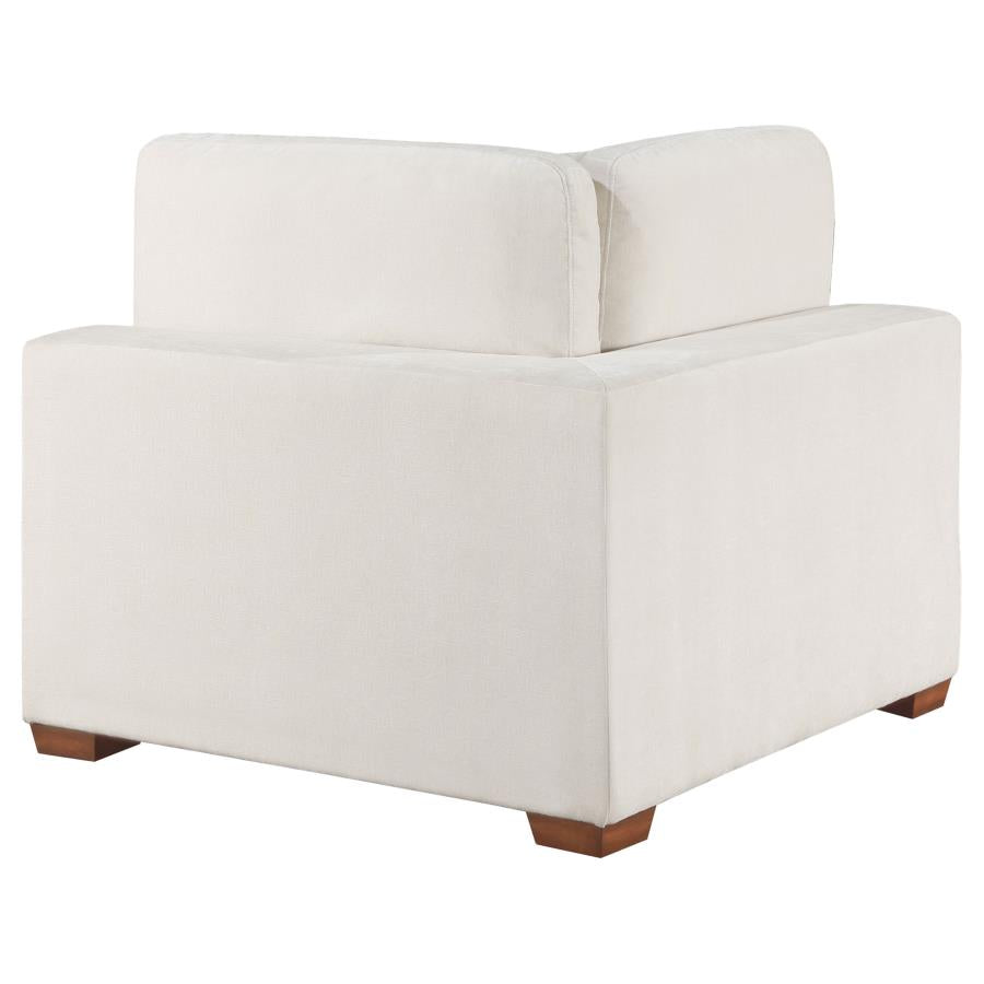 Lakeview Upholstered Corner Chair Ivory-zoom-4
