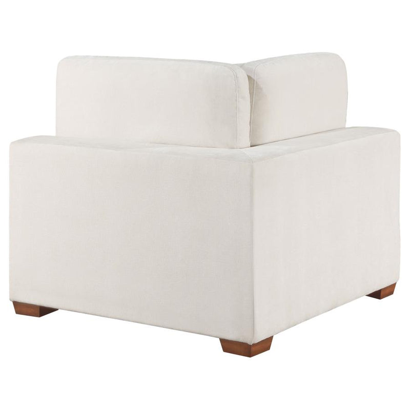 Lakeview Upholstered Corner Chair Ivory-zoom-