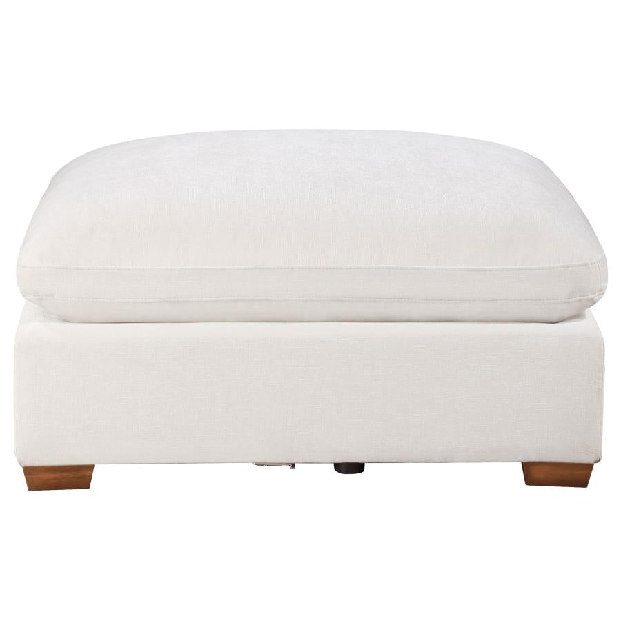 Lakeview Rectangular Upholstered Ottoman Ivory-zoom-3
