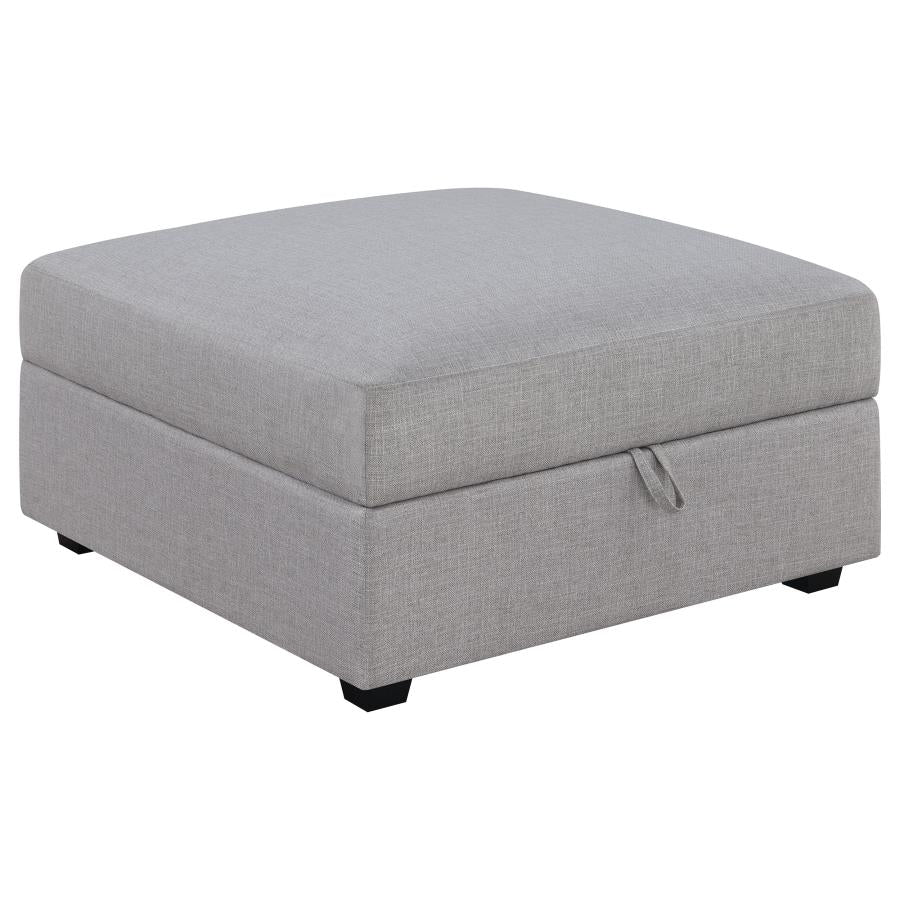 Cambria 4-piece Upholstered Modular Sectional Sofa Grey-zoom-9