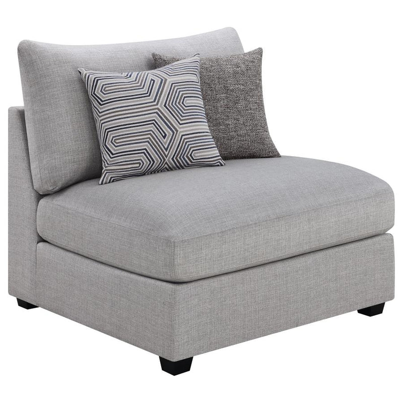 Cambria 6-piece Upholstered Modular Sectional Sofa Grey-zoom-