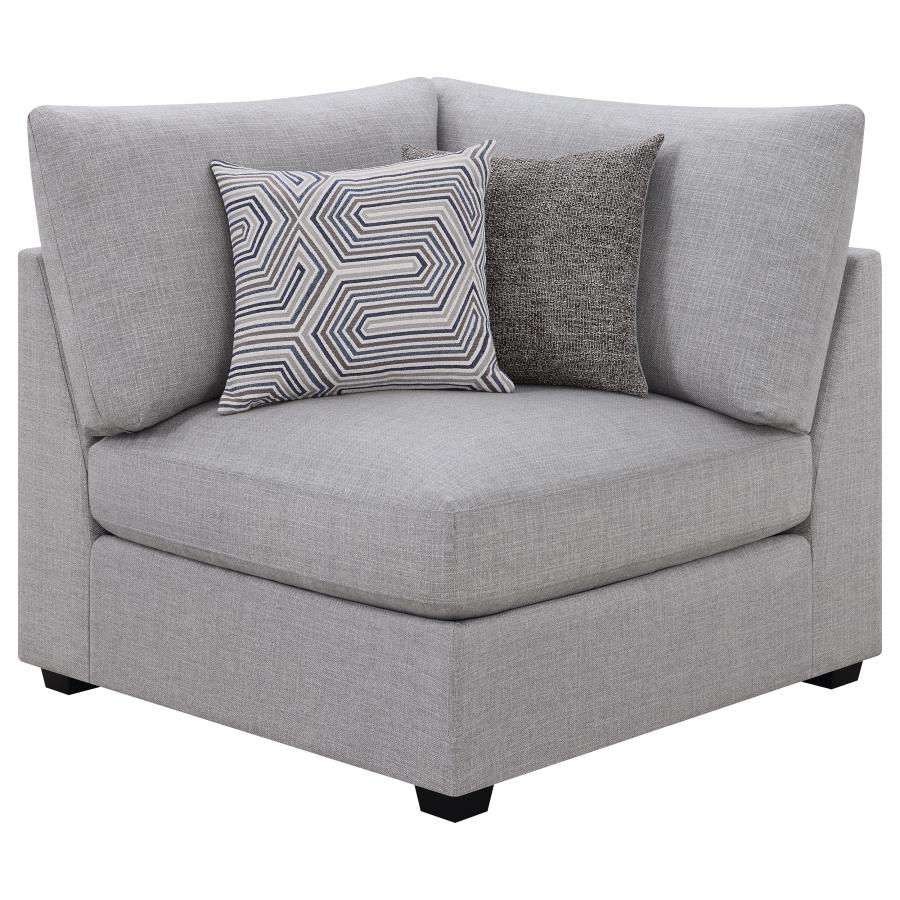 Cambria 6-piece Upholstered Modular Sectional Sofa Grey-zoom-7