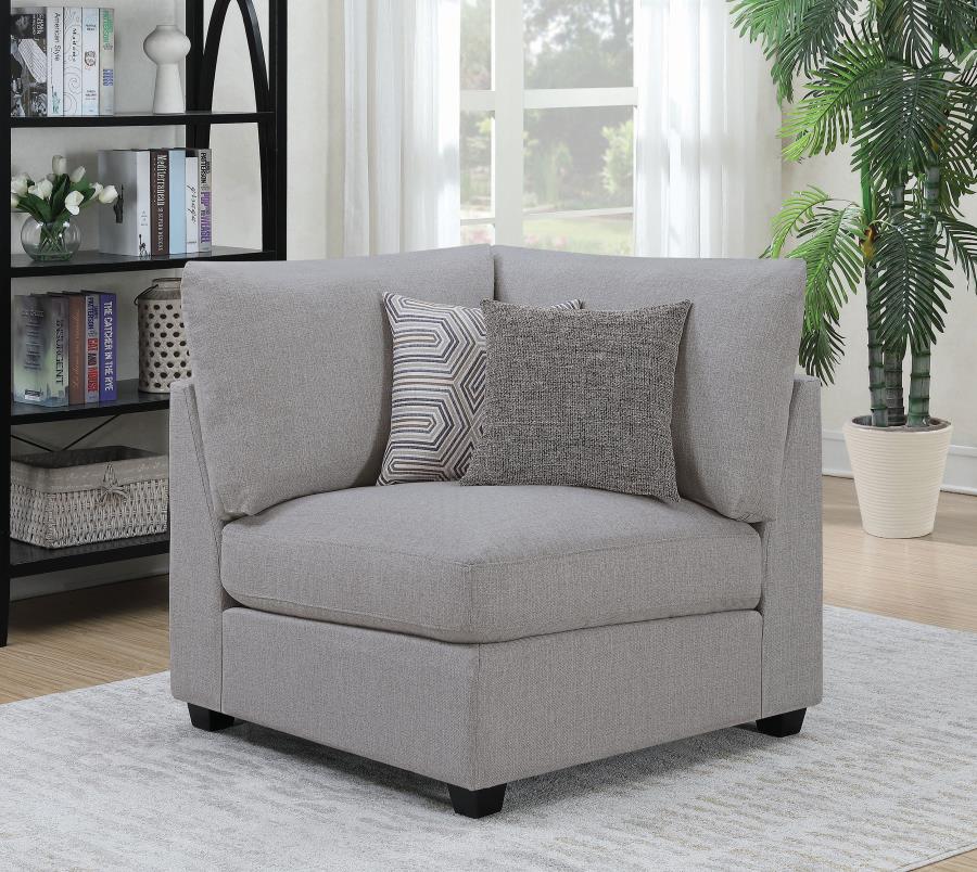 Cambria Upholstered Corner Grey-zoom-2