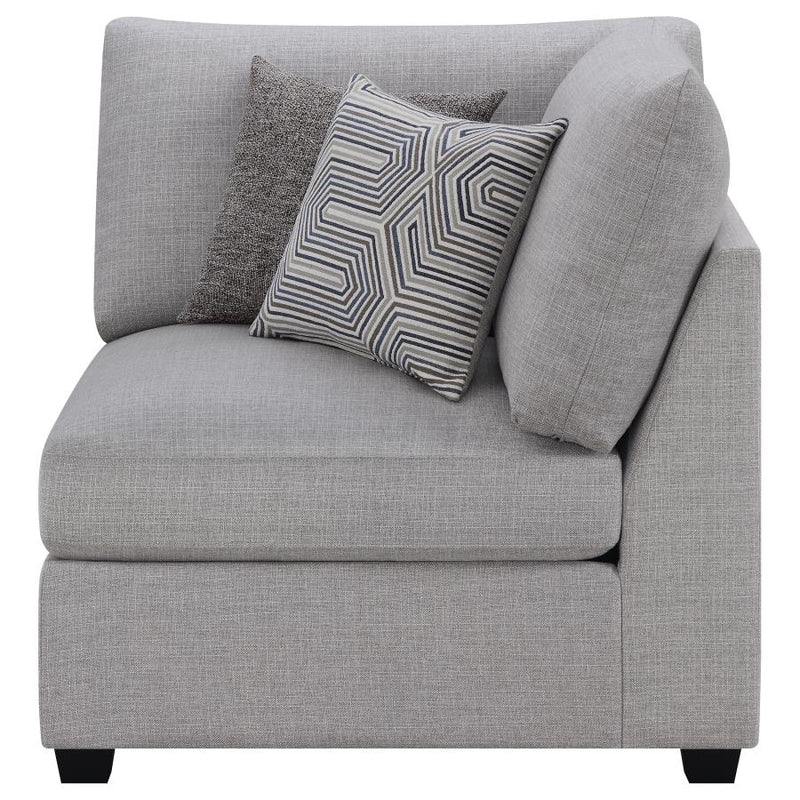 Cambria Upholstered Corner Grey-zoom-