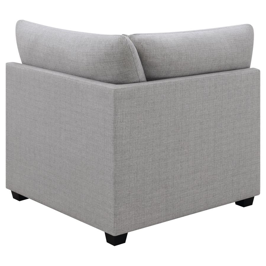 Cambria Upholstered Corner Grey-5