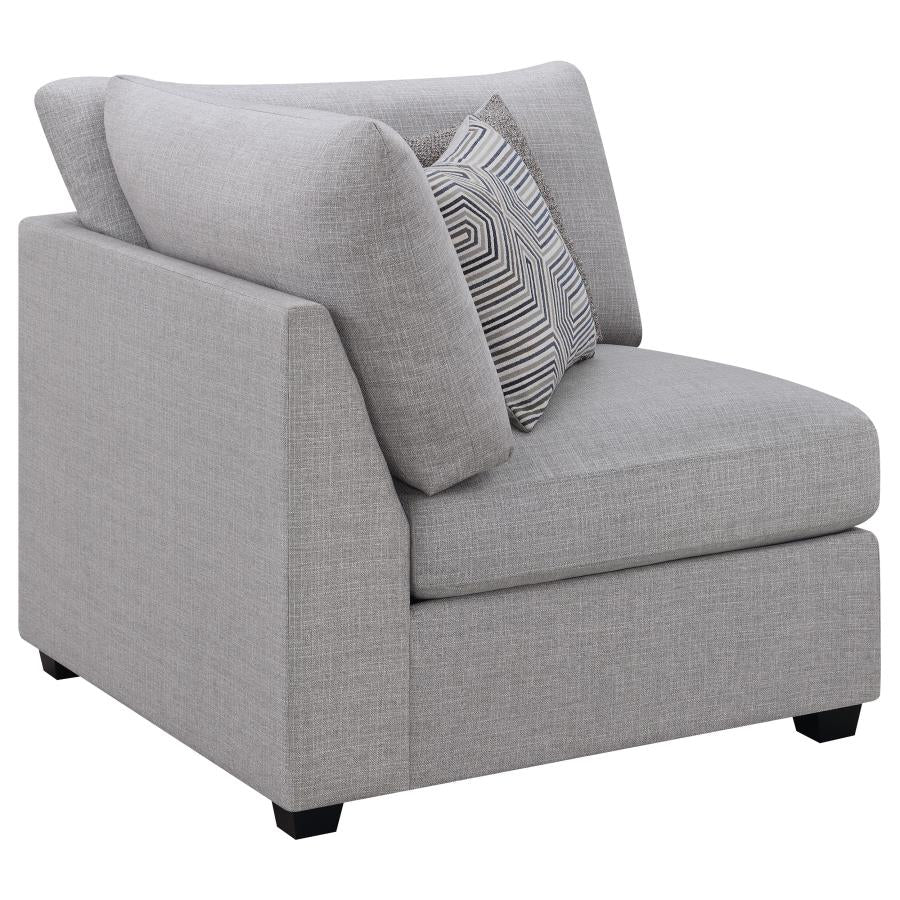 Cambria Upholstered Corner Grey-6