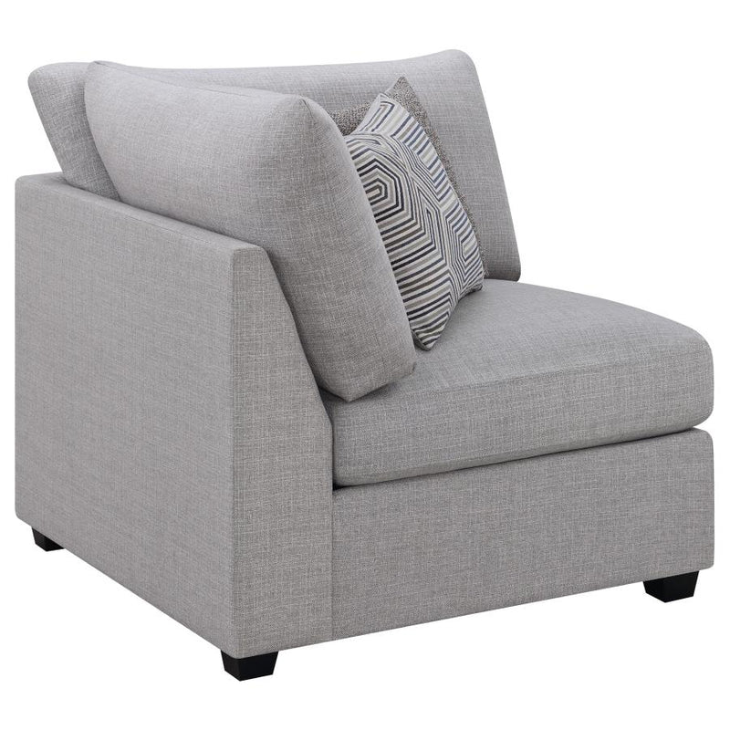 Cambria Upholstered Corner Grey-zoom-