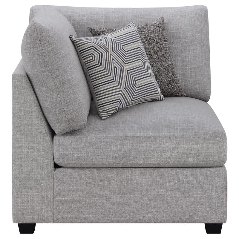 Cambria Upholstered Corner Grey-zoom-